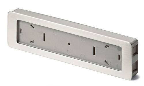 HETTICH 9086691 fogantyú Touch-in L181/172 nemesacél imitáció