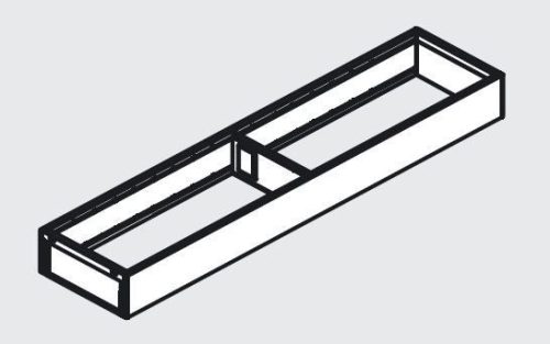 BLUM ZC7S600RS2 Ambia-line kerethez LBX/MVX, NL=600/200 mm selymes fehér SW-M