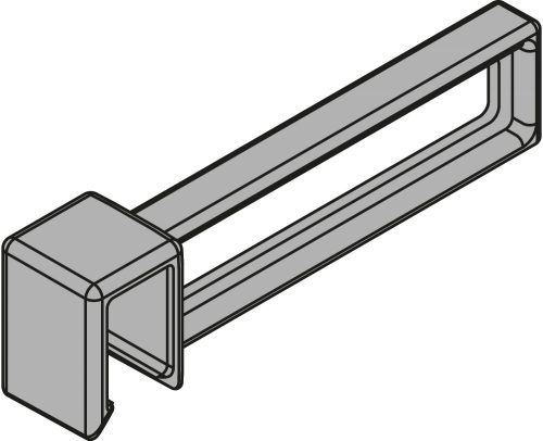 BLUM ZC7U10F0 Ambia-line hoss.osztás a kereszt reling LBX pure Orion szürke OG-M