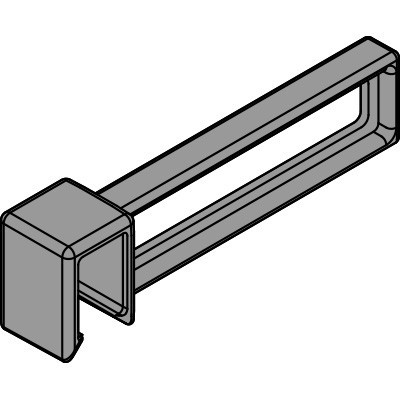 BLUM ZC7U10F0 Ambia-line hoss. osztás a keres. reling LBX pure selym. fehér SW-M